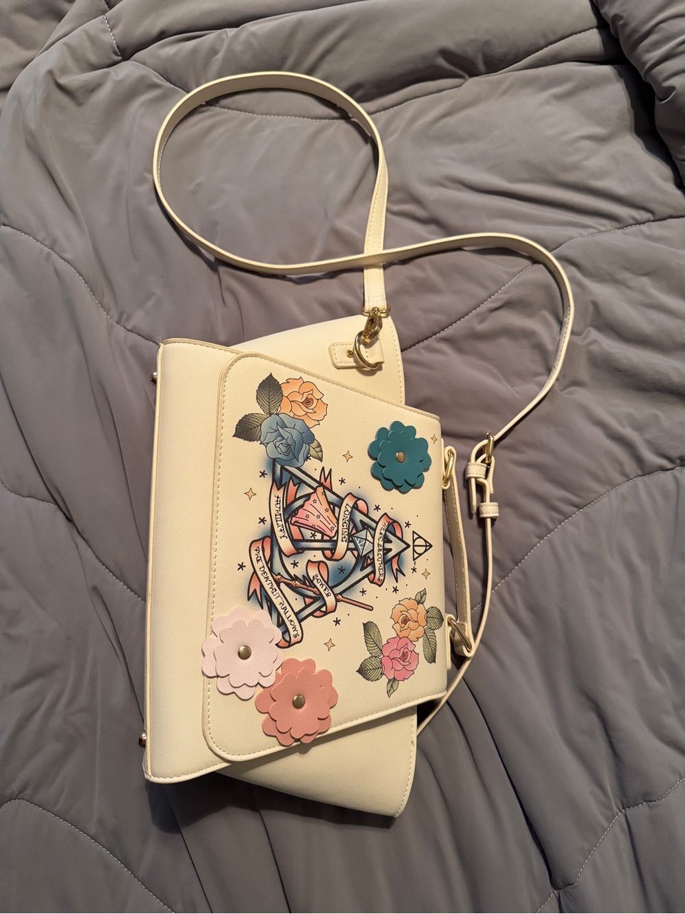 Harry Potter and the Deathly Hallows Crossbody Bag